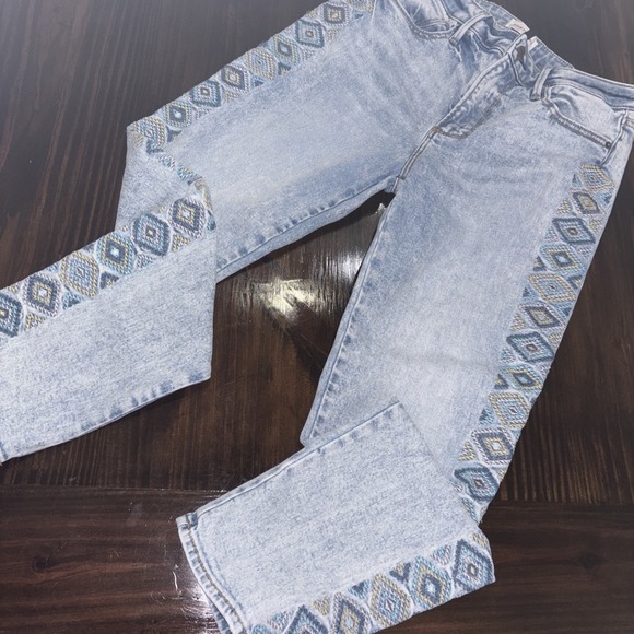 Antropologie Denim - Driftwood Anthropologie Gizelle High-Rise Embroidered Skinny Jeans Size 27